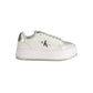 White Polyester Sneaker