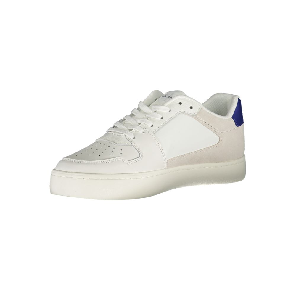 White Leather Mens Sneaker