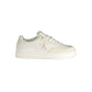 White Polyester Sneaker