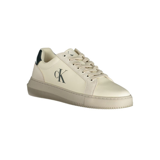 Sneaker in poliestere bianco