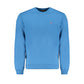 Blauer Baumwollpullover