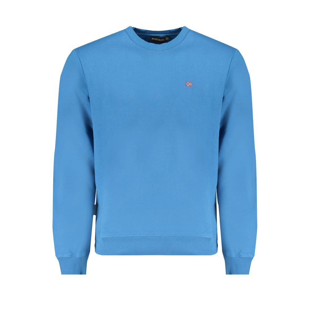 Maglione in cotone blu