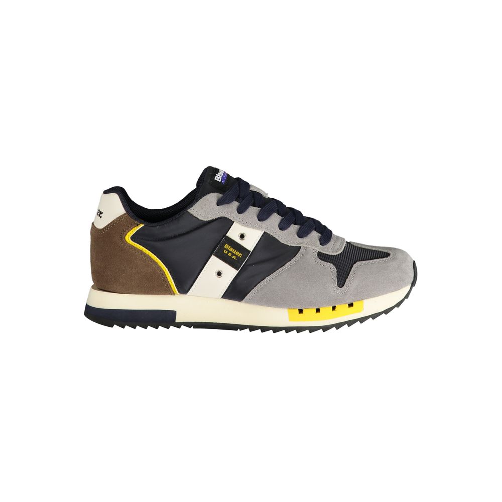 Grauer Polyester-Sneaker