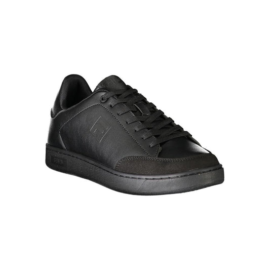 Schwarzer Polyester Herren Sneaker