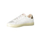 Sneaker da donna in pelle bianca