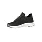 Black Polyester Women Sneaker