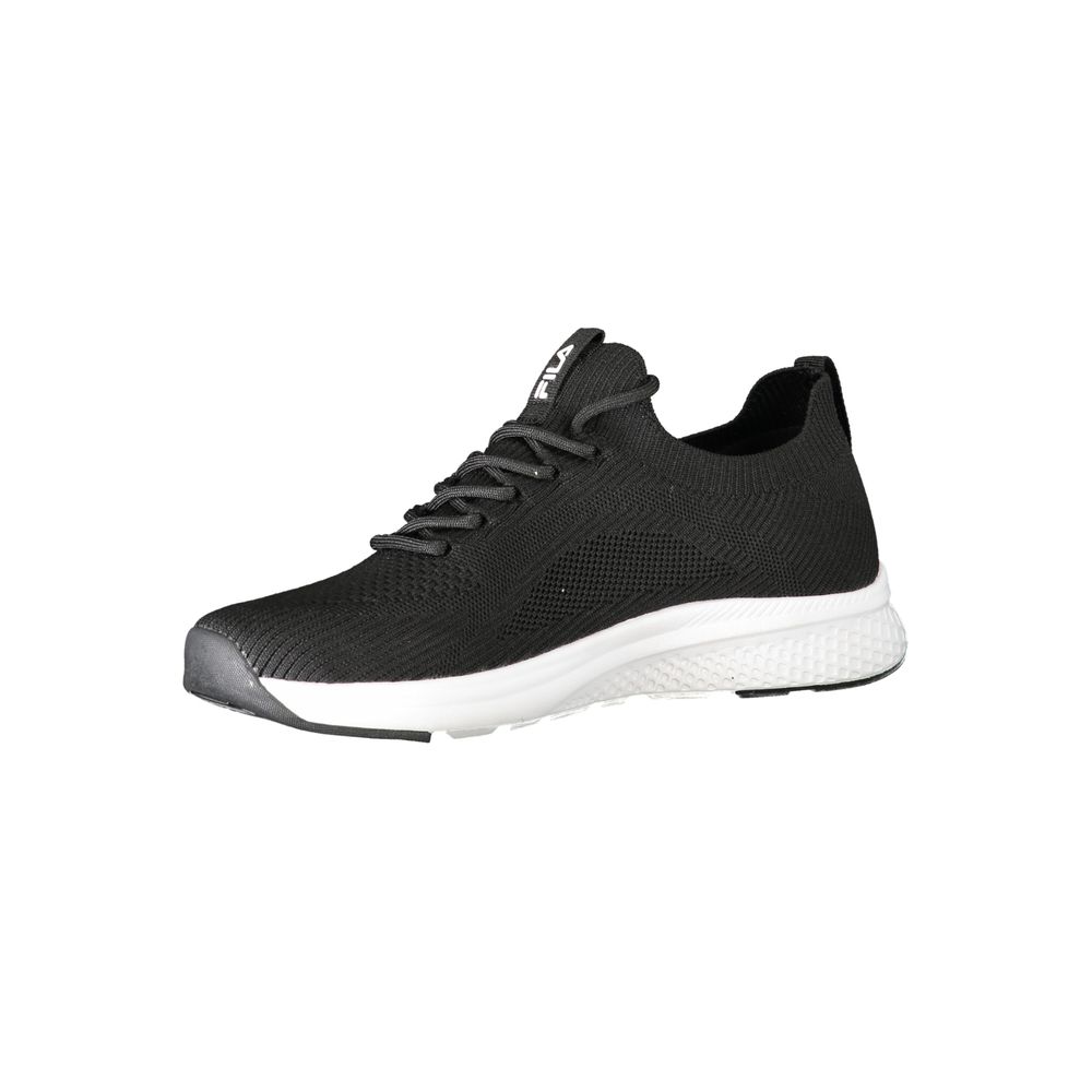 Schwarzer Polyester Damen Sneaker