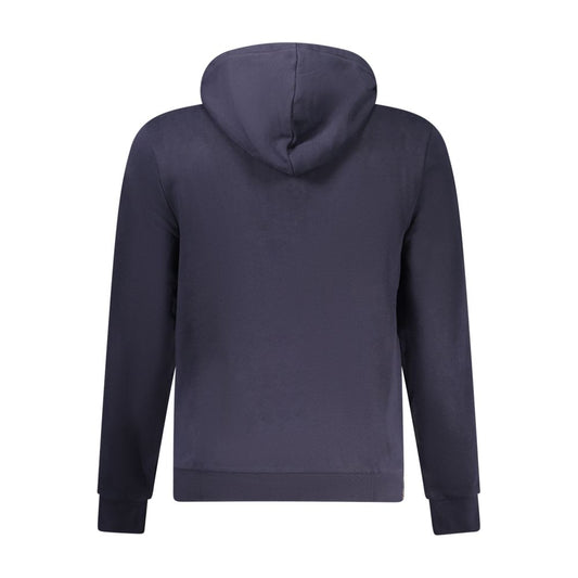 Blauer Baumwollpullover