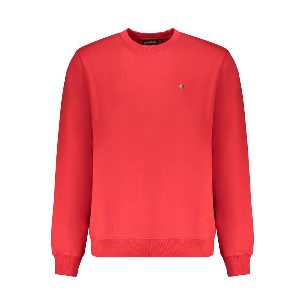 Maglione di cotone rosso