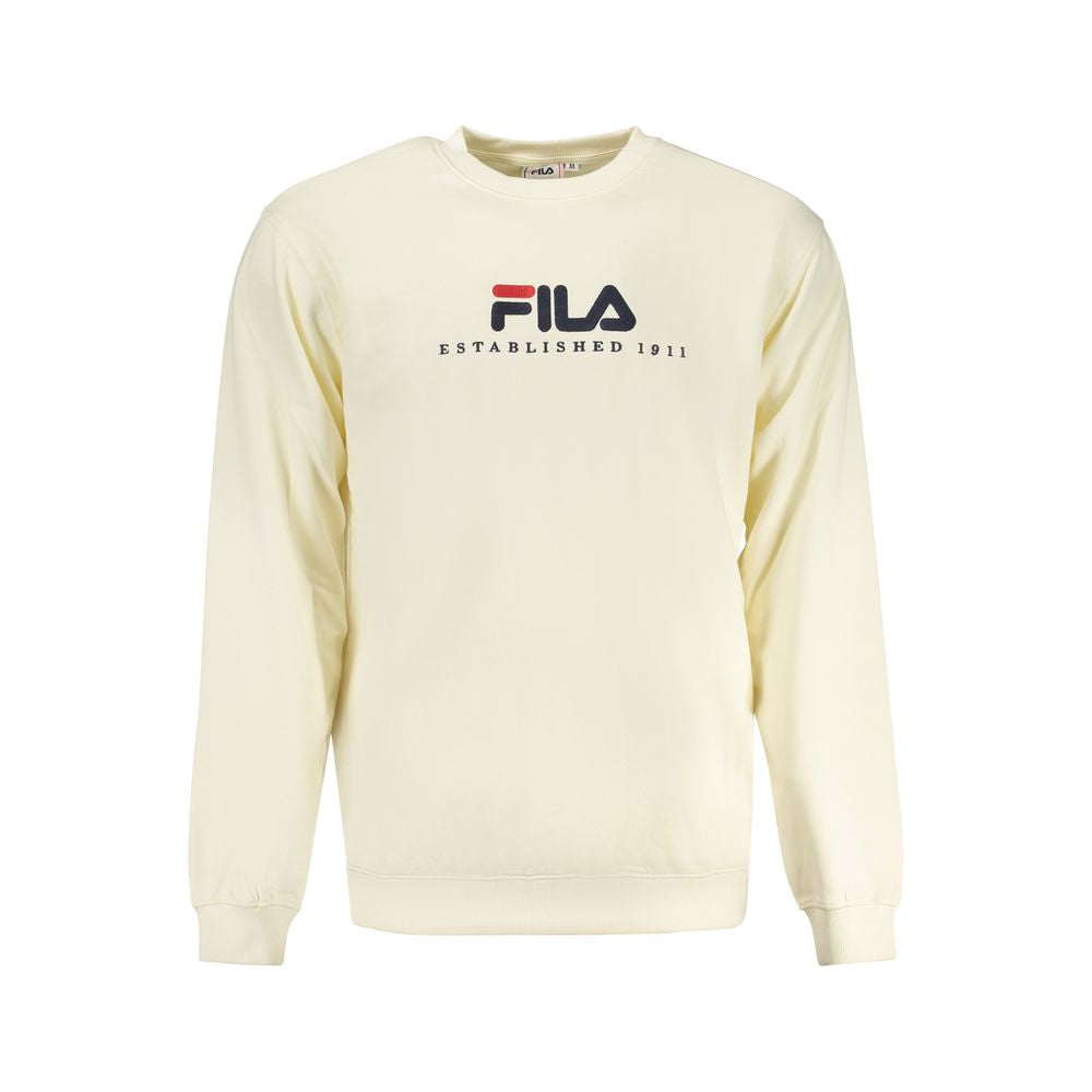 Maglione da uomo in cotone beige