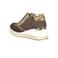 Brown Polyester Women Sneaker