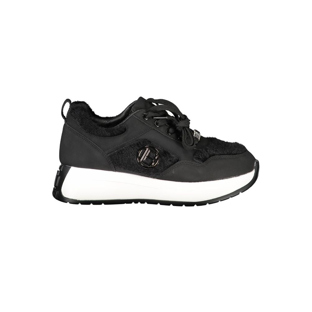 Black Polyethylene Women Sneaker