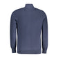 Blue Cotton Men Sweater