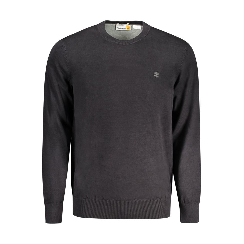 Maglione da uomo in cotone nero