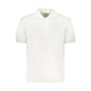 White Cotton Men Polo Shirt