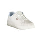 White Polyester Sneaker