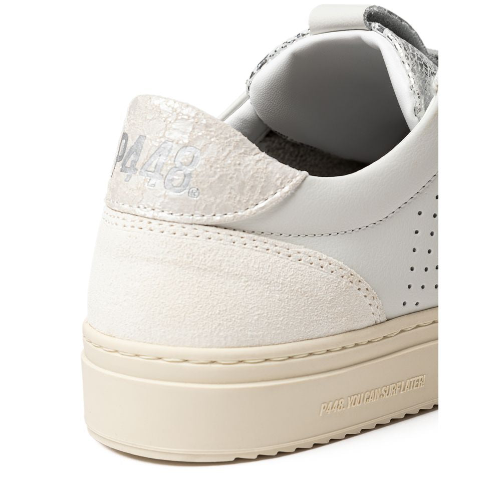 Sneaker in pelle bianca