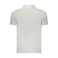 White Cotton Men Polo Shirt