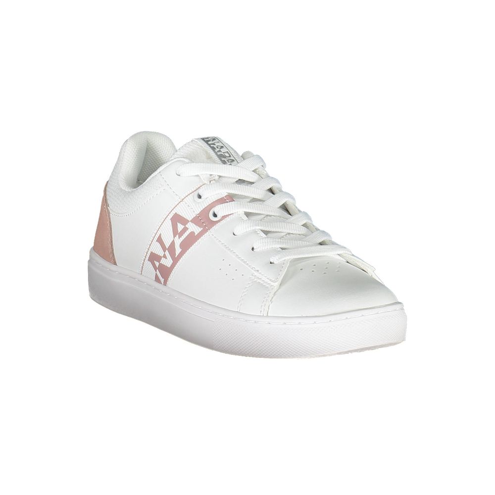 White Leather Women Sneaker