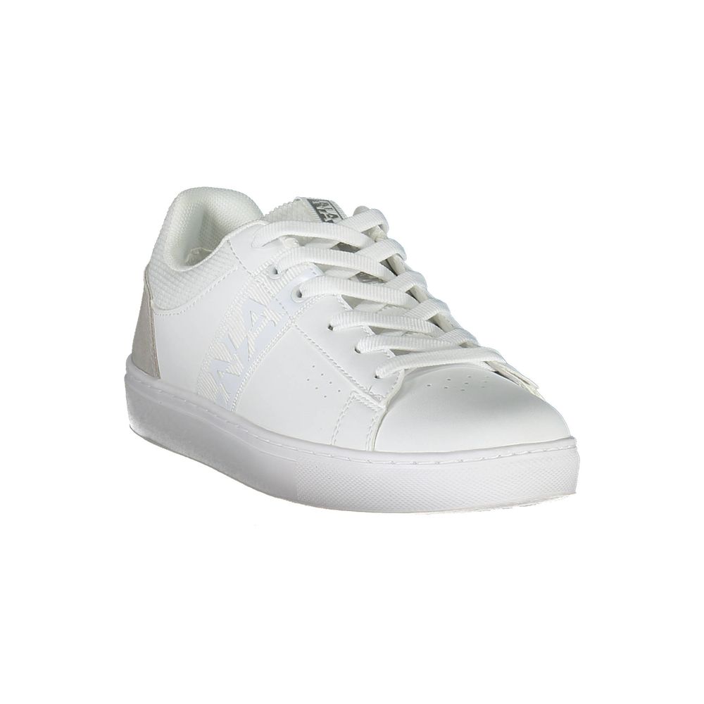 Sneaker da donna in pelle bianca