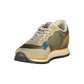 Sneaker da uomo in poliestere beige