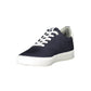 Blue Polyester Men Sneaker