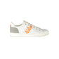 White Polyester Sneaker