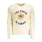 Beige Cotton Men Sweater