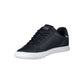 Sneaker da uomo in pelle blu