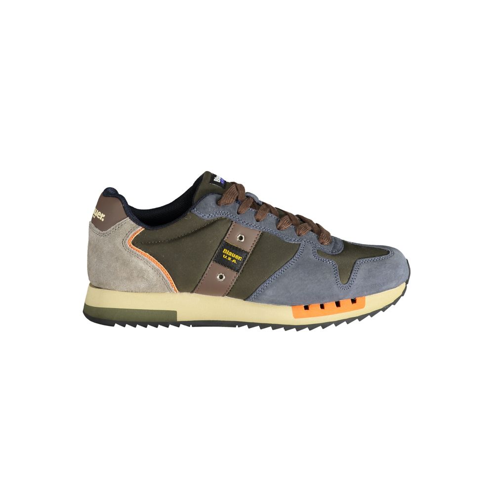 Blauer Polyester-Sneaker