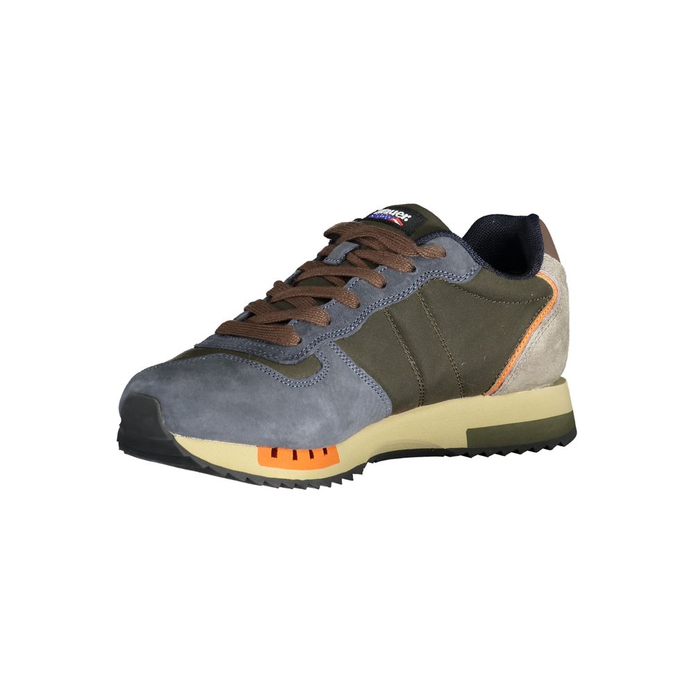 Blauer Polyester-Sneaker