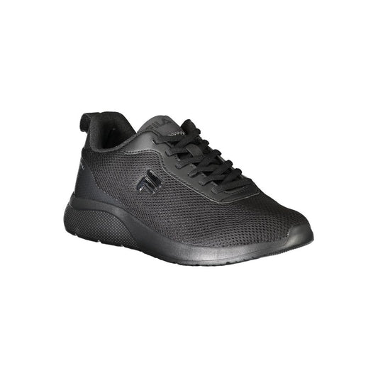 Schwarzer Polyester Damen Sneaker