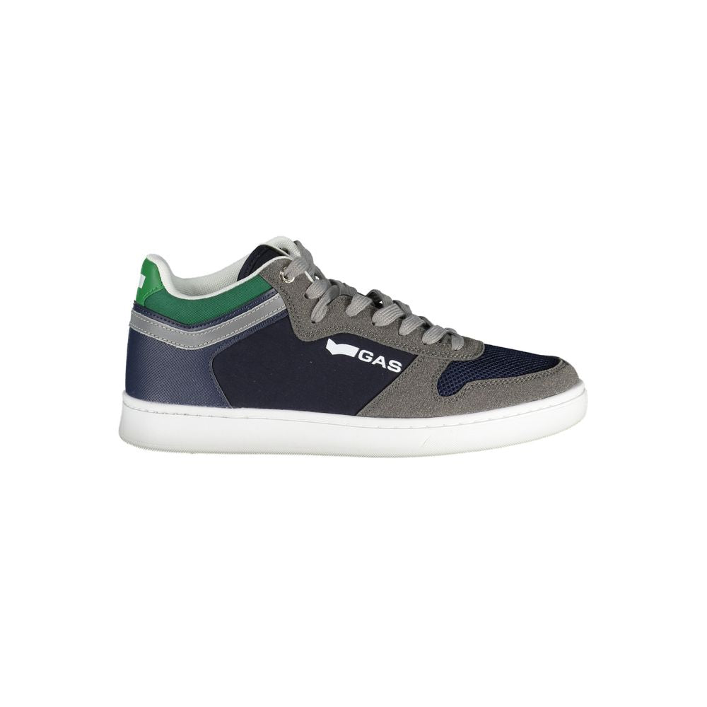 Blauer Polyester-Sneaker