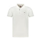 White Cotton Men Polo Shirt