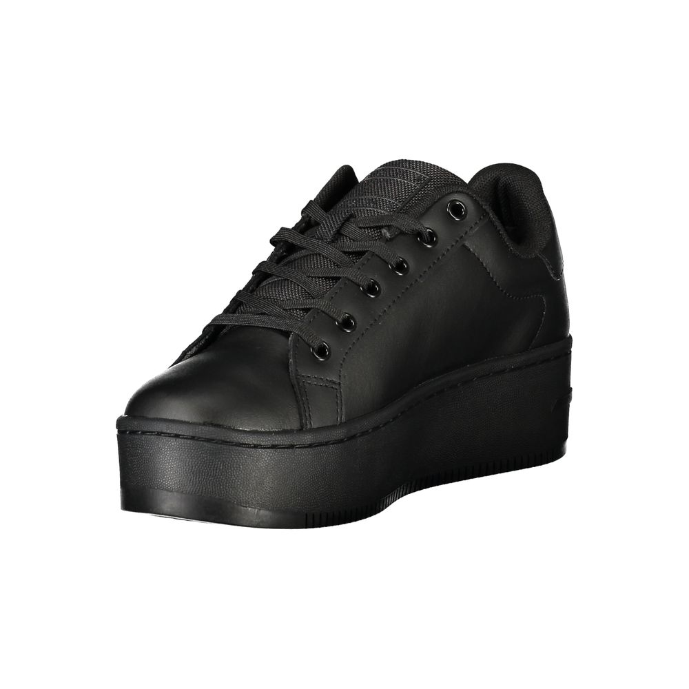 Black Polyethylene Women Sneaker