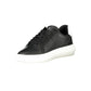 Schwarze Leder Herren Sneaker