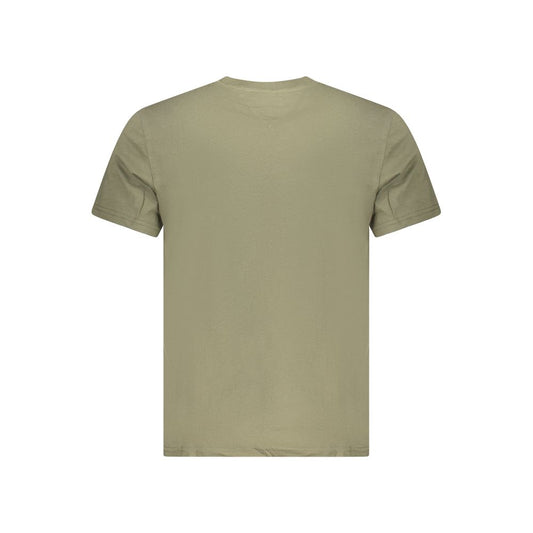 Green Cotton Men TShirt