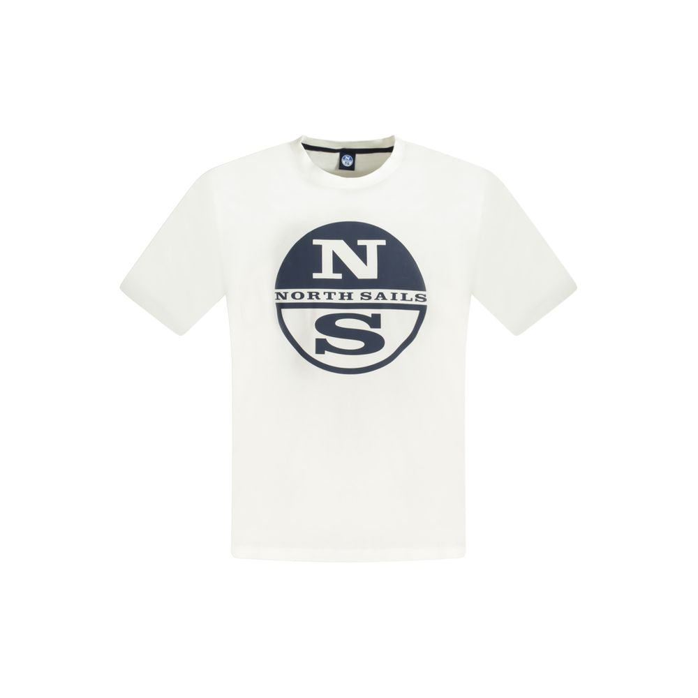 White Cotton Mens TShirt