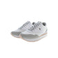 White Polyester Women Sneaker