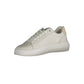 White Polyester Sneaker