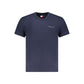 Blue Cotton Men T-Shirt