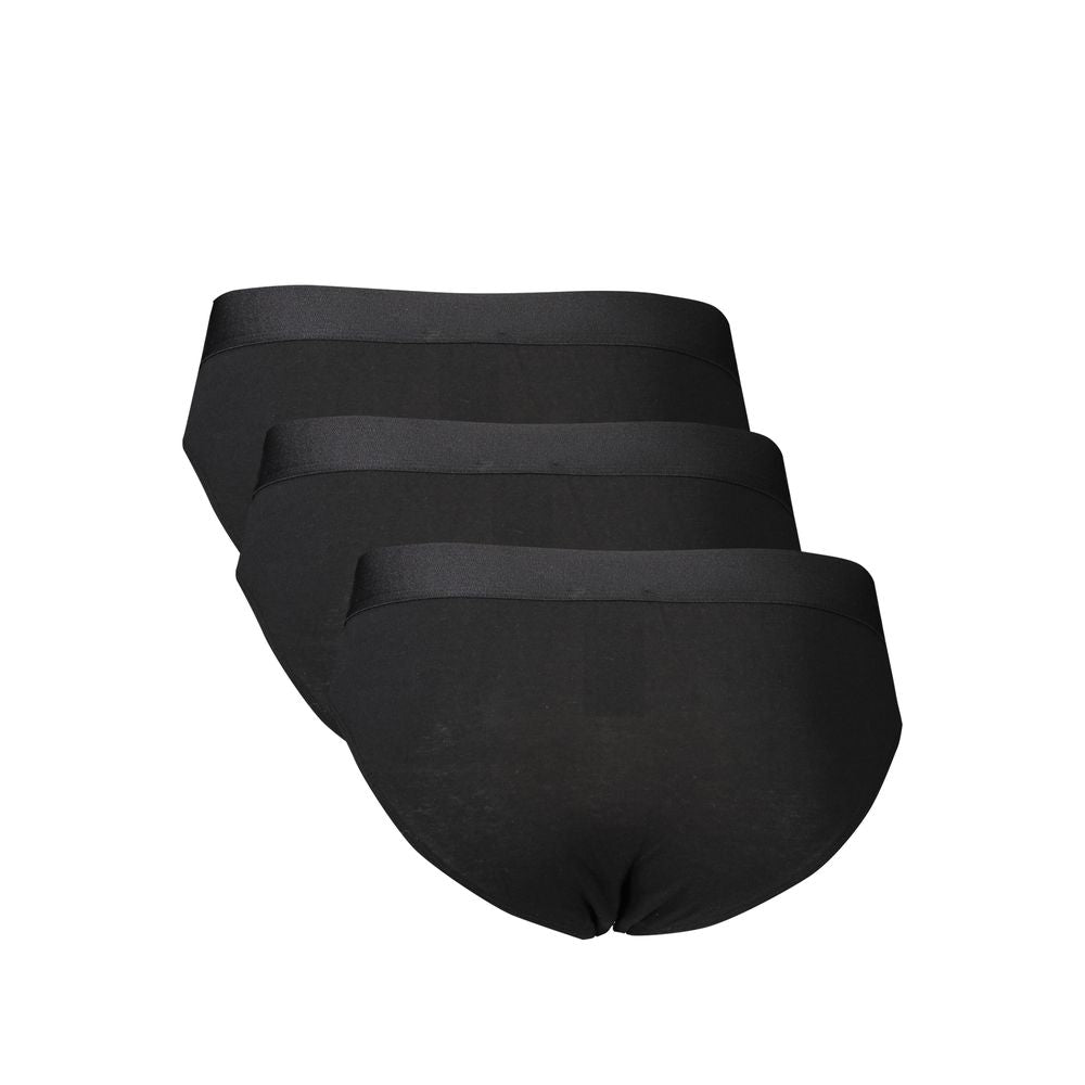 Black Polyester Men Underwear