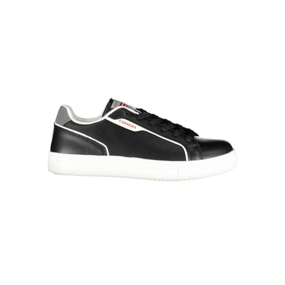 Black Polyethylene Men Sneaker