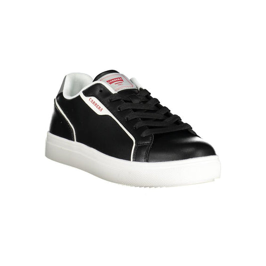 Black Polyethylene Men Sneaker