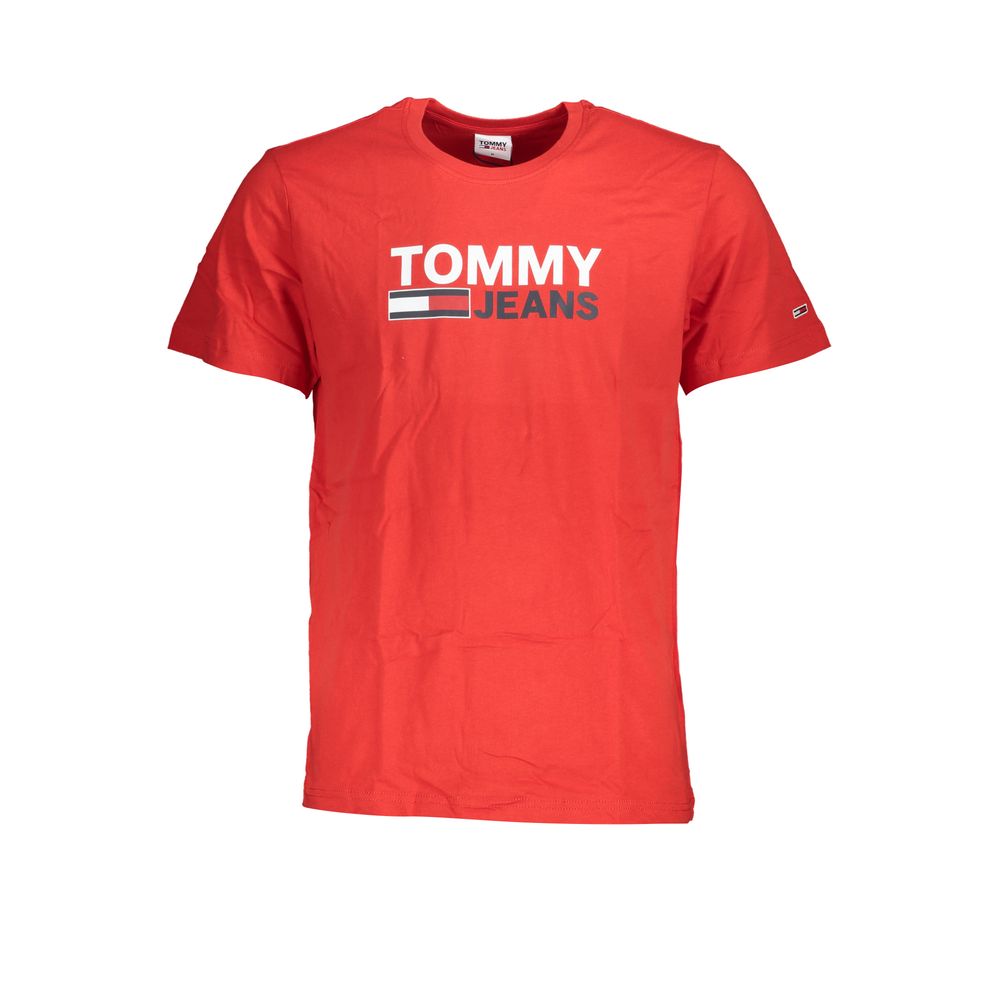 Rotes Baumwoll-T-Shirt