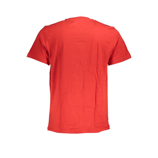 Rotes Baumwoll-T-Shirt