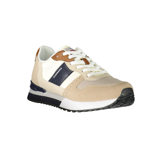 Sneaker in poliestere beige