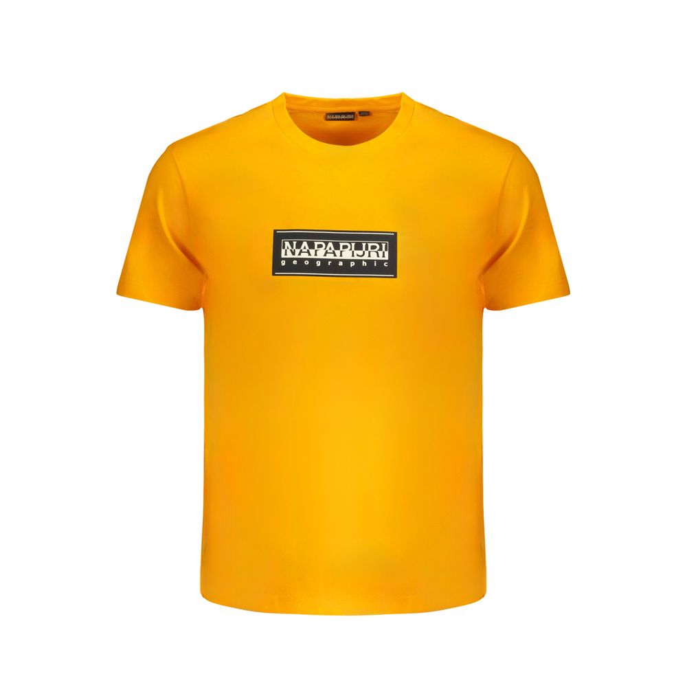 Orangefarbenes Baumwoll-T-Shirt