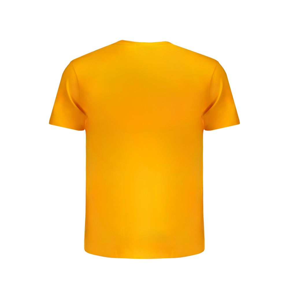 Orangefarbenes Baumwoll-T-Shirt