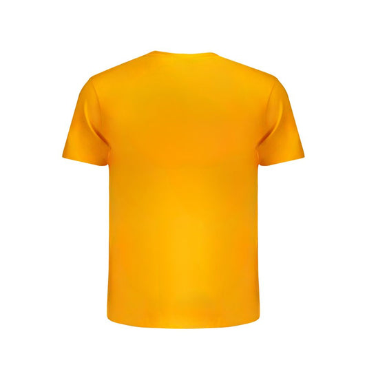 Orangefarbenes Baumwoll-T-Shirt